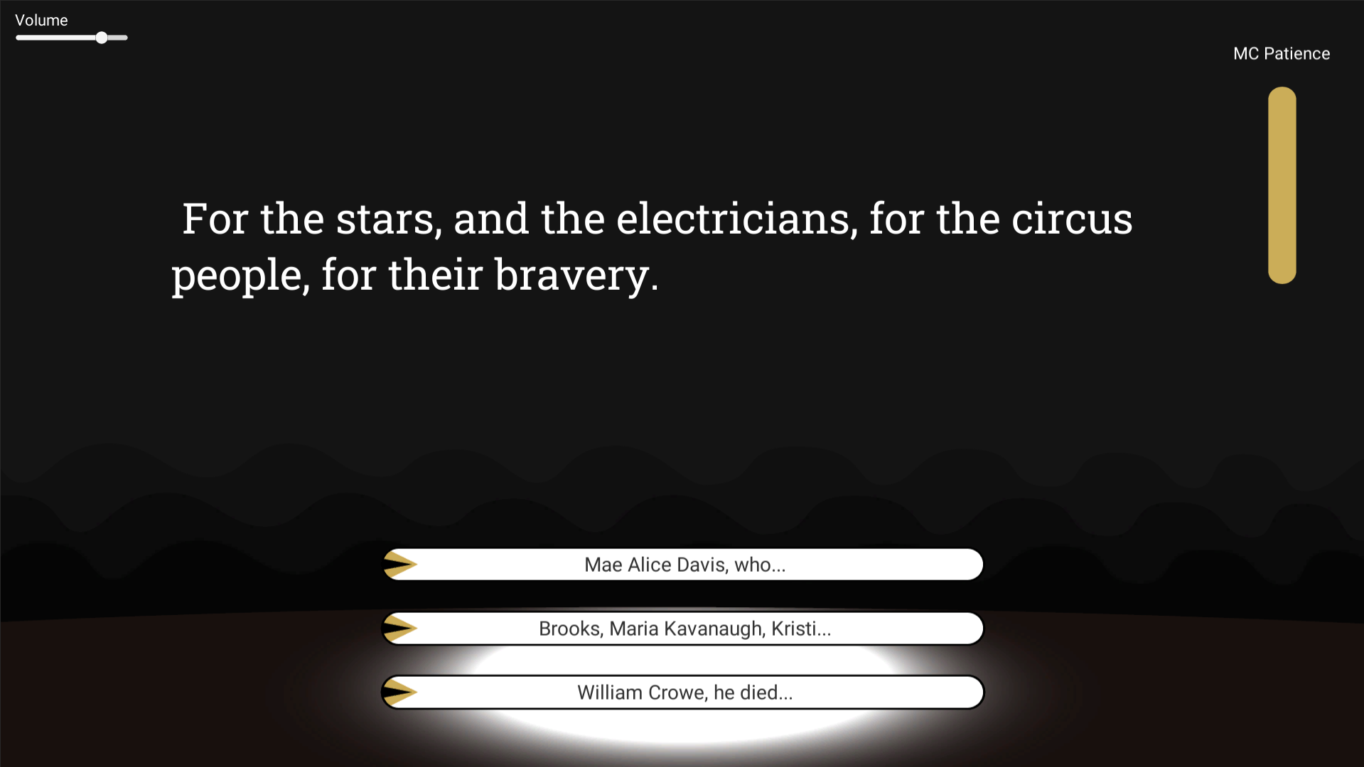 Screenshot from my Ludum Dare game